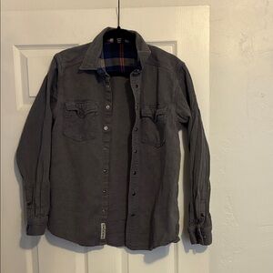 Kavu Gray Button Up Shirt